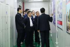 宜春市电子信息产业链招商小分队莅临广州德华精密机械制造有限公司参观调研